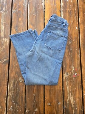 Moca Women's Flare Wide-Leg Jeans in Medium Blue Wash